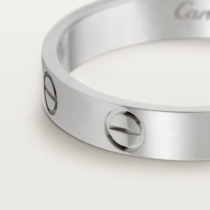 Love-vielsesring – hvitt gull – Cartier Love-vielsesring – hvitt gull – Cartier