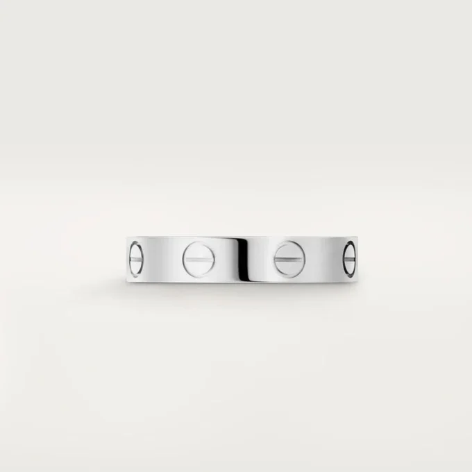 Love-vielsesring – hvitt gull – Cartier Love-vielsesring – hvitt gull – Cartier