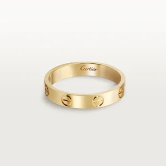 Love-vielsesring i gult gull, liten modell | Cartier Us