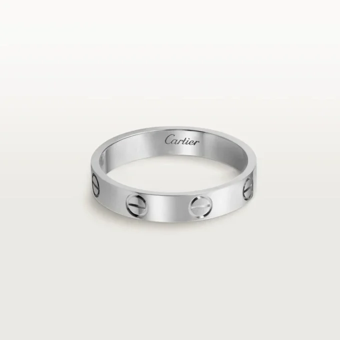 Love-vielsesring – platina – Cartier Love-vielsesring – platina – Cartier