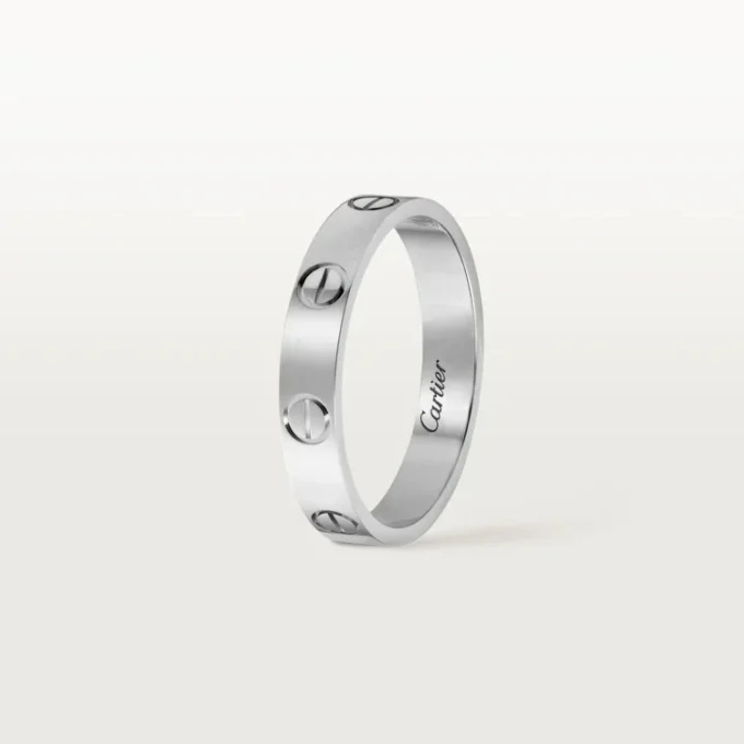 Love-vielsesring – platina – Cartier Love-vielsesring – platina – Cartier