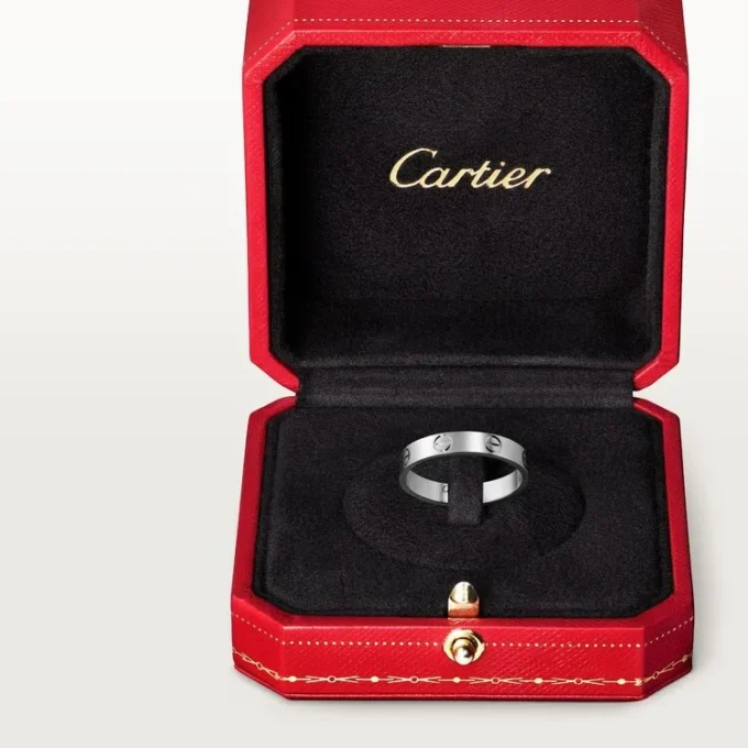 Love-vielsesring – platina – Cartier Love-vielsesring – platina – Cartier