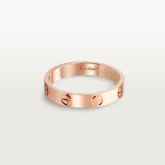 Love-vielsesring – rosa gull – Cartier
