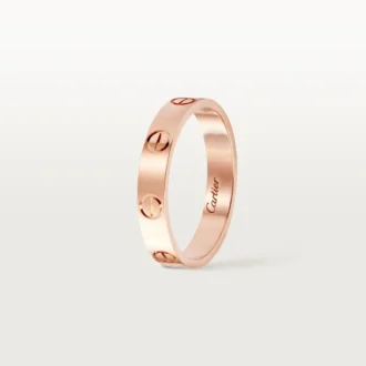 Love-vielsesring – rosa gull – Cartier