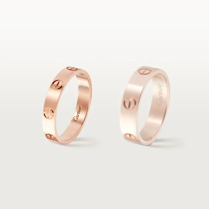 Love-vielsesring – rosa gull – Cartier Love-vielsesring – rosa gull – Cartier