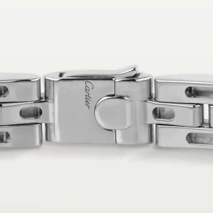 Maillon Panthere-armbånd, trippel rad, pavé