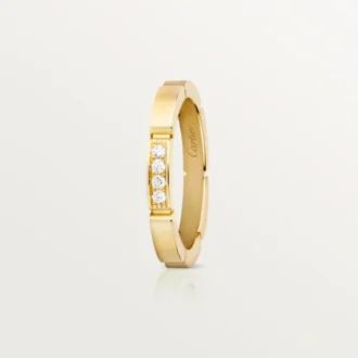 Maillon Panthere giftering – gult gull, diamanter – Cartier