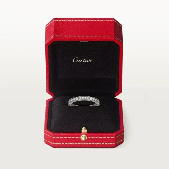 Maillon Panthere giftering – hvitt gull, diamanter – Cartier
