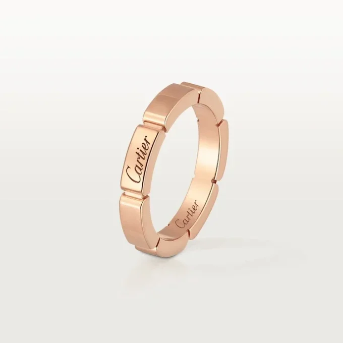 Maillon Panthere giftering – rosa gull – Cartier