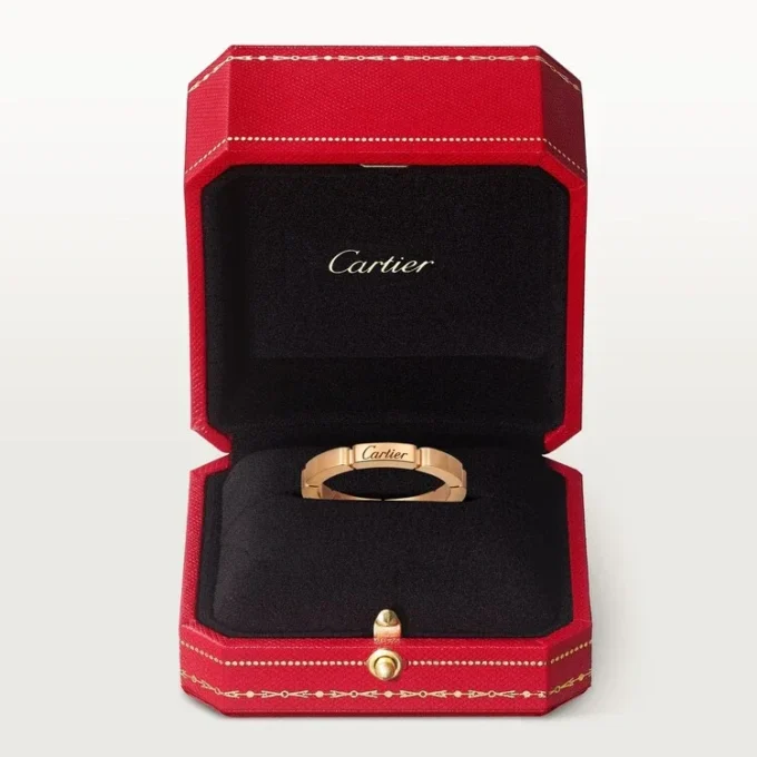 Maillon Panthere giftering – rosa gull – Cartier