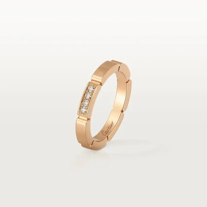 Maillon Panthere giftering – rosa gull, diamanter – Cartier