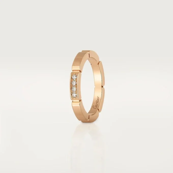 Maillon Panthere giftering – rosa gull, diamanter – Cartier