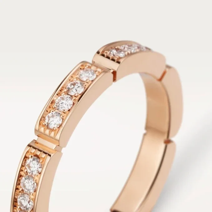 Maillon Panthere giftering – rosa gull, diamanter – Cartier