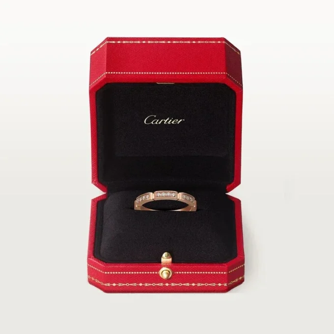 Maillon Panthere giftering – rosa gull, diamanter – Cartier