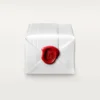 Maillon Panthere-ring, 3 halve rader med diamantbelegg – rosa gull, diamanter – Cartier
