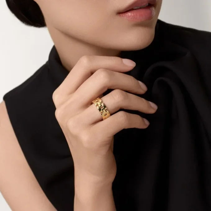 Maillon Panthere-ring – gult gull – Cartier