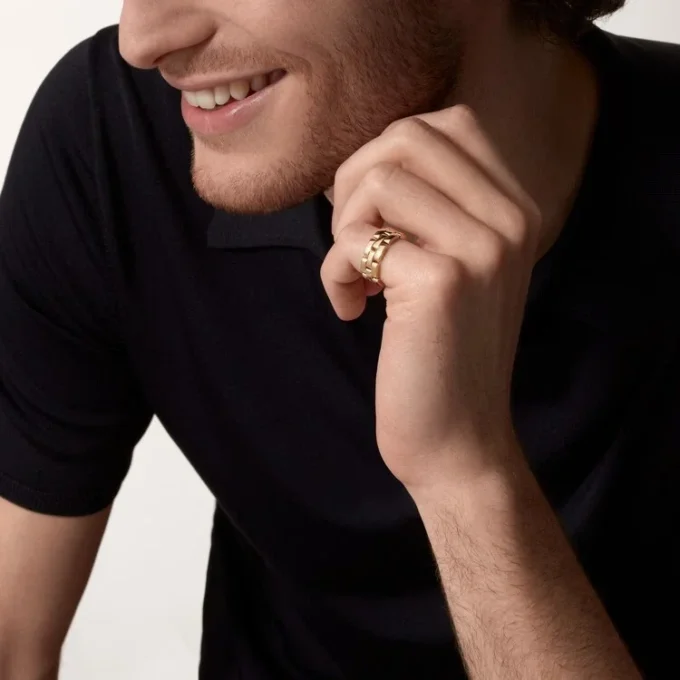 Maillon Panthere-ring – gult gull – Cartier