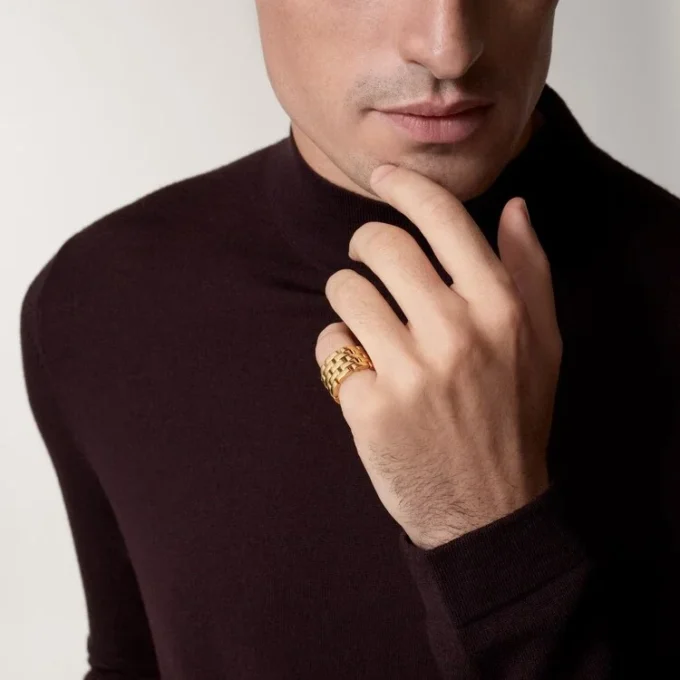 Maillon Panthere-ring – gult gull – Cartier