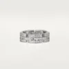 Maillon Panthere-ring, trippel rad, pavé
