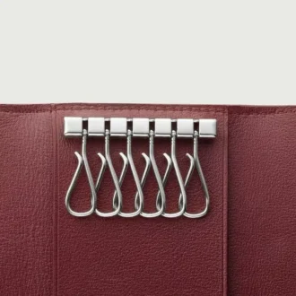 Nøkkelring med 6 nøkler, Must De Cartier – svart kalveskinn, rustfritt stål – Cartier