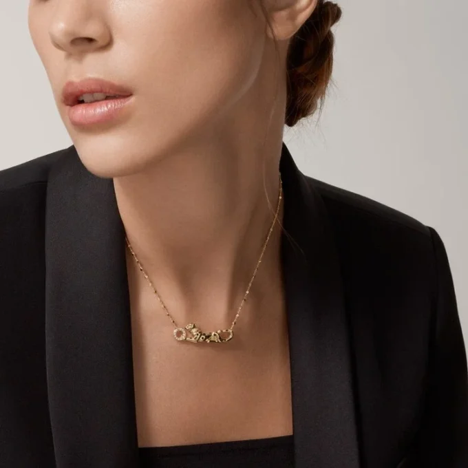 Panthere De Cartier anheng, diamanter
