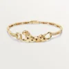 Panthere De Cartier-armbånd – gult gull, lakk, diamant, tsavorittgranat, onyx – Cartier