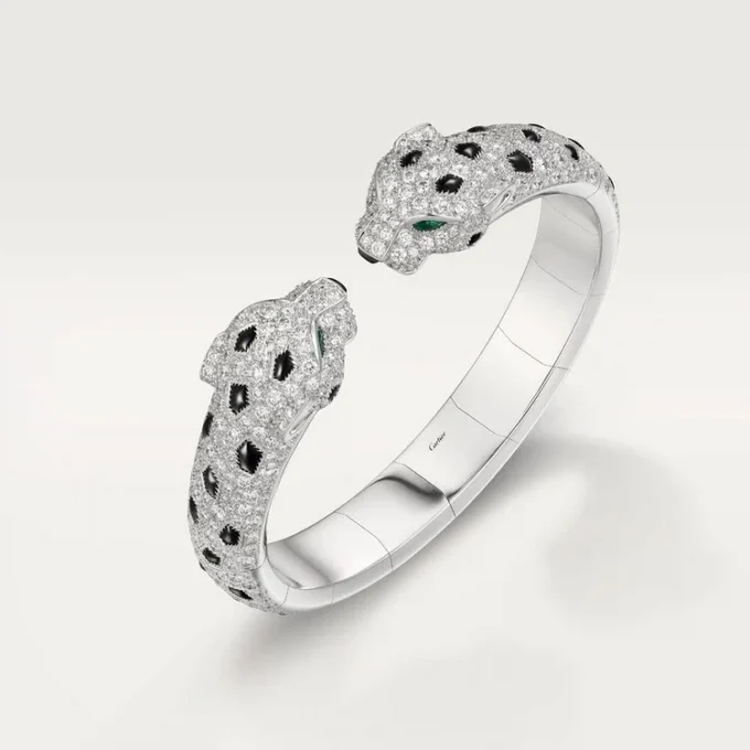 Panthere De Cartier-armbånd, leddet, pavé