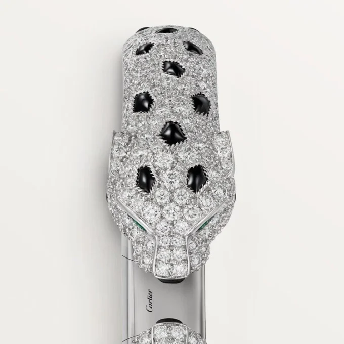 Panthere De Cartier-armbånd, leddet, pavé