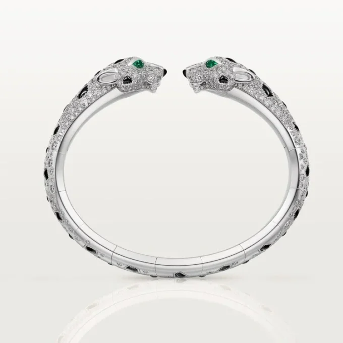 Panthere De Cartier-armbånd, leddet, pavé
