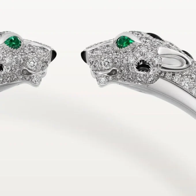 Panthere De Cartier-armbånd, leddet, pavé