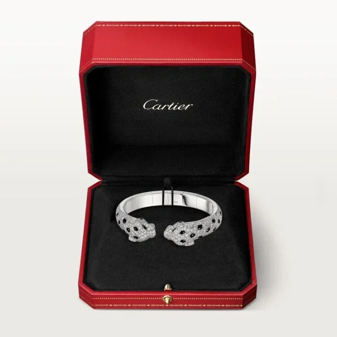 Panthere De Cartier-armbånd, leddet, pavé