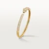 Panthere De Cartier-armbånd, liten modell, halvbelagt