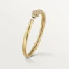 Panthere De Cartier-armbånd, liten modell, halvbelagt
