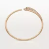Panthere De Cartier-armbånd, liten modell, halvbelagt