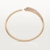 Panthere De Cartier-armbånd, liten modell, halvbelagt