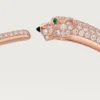 Panthere De Cartier-armbånd, liten modell, pavé