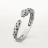 Panthere De Cartier-armbånd, medium modell, halvbelagt
