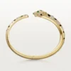 Panthere De Cartier-armbånd, medium modell, halvbelagt