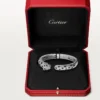 Panthere De Cartier-armbånd, medium modell, halvbelagt