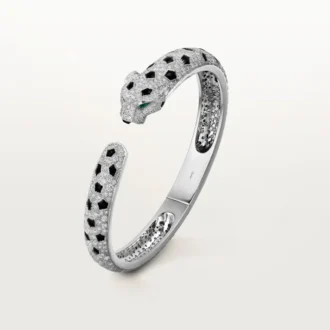 Panthere De Cartier-armbånd, medium modell, pavé