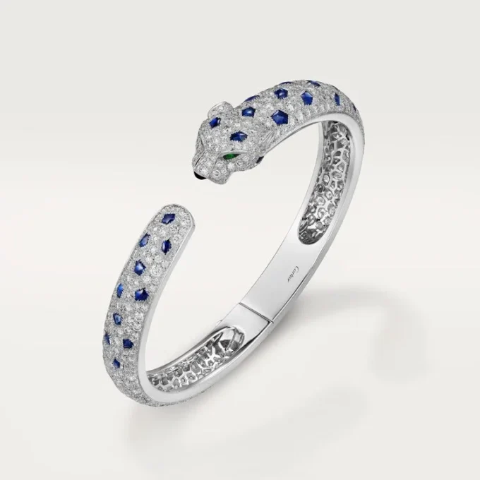 Panthere De Cartier-armbånd, medium modell, pavé