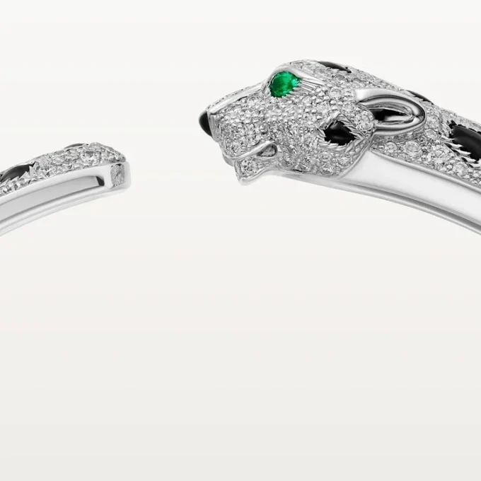 Panthere De Cartier-armbånd, medium modell, pavé