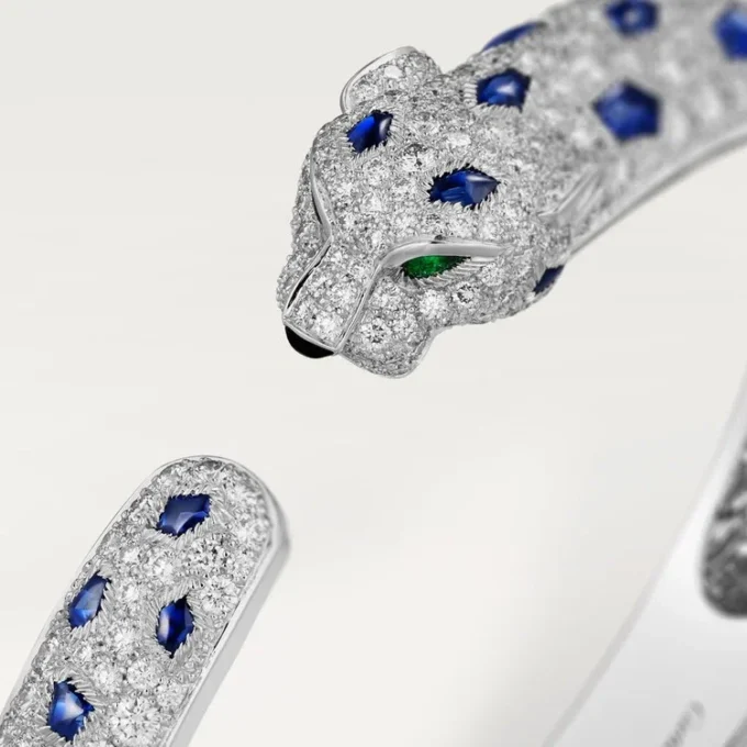 Panthere De Cartier-armbånd, medium modell, pavé