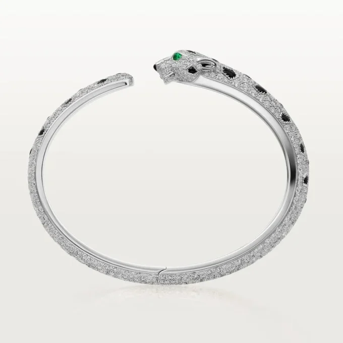 Panthere De Cartier-armbånd, medium modell, pavé