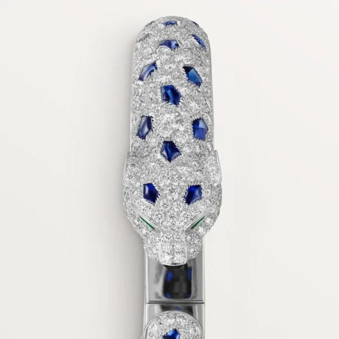 Panthere De Cartier-armbånd, medium modell, pavé