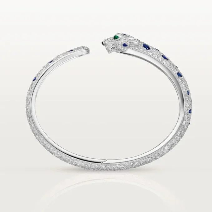 Panthere De Cartier-armbånd, medium modell, pavé