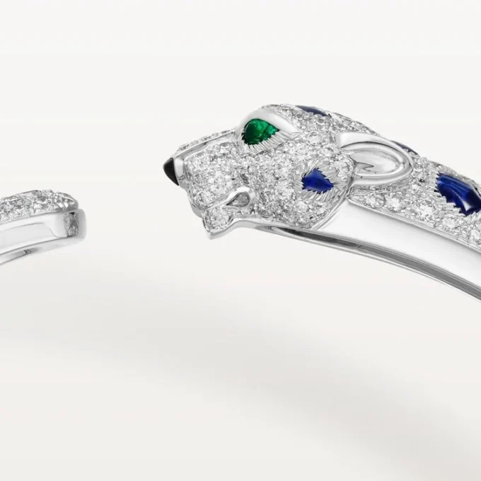 Panthere De Cartier-armbånd, medium modell, pavé