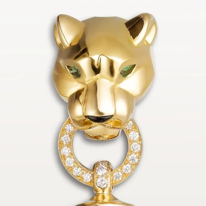 Panthere De Cartier-armbånd, på kjede, diamanter