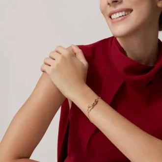 Panthere De Cartier-armbånd – Rosagull, tsavoritt-granater, diamanter – Cartier