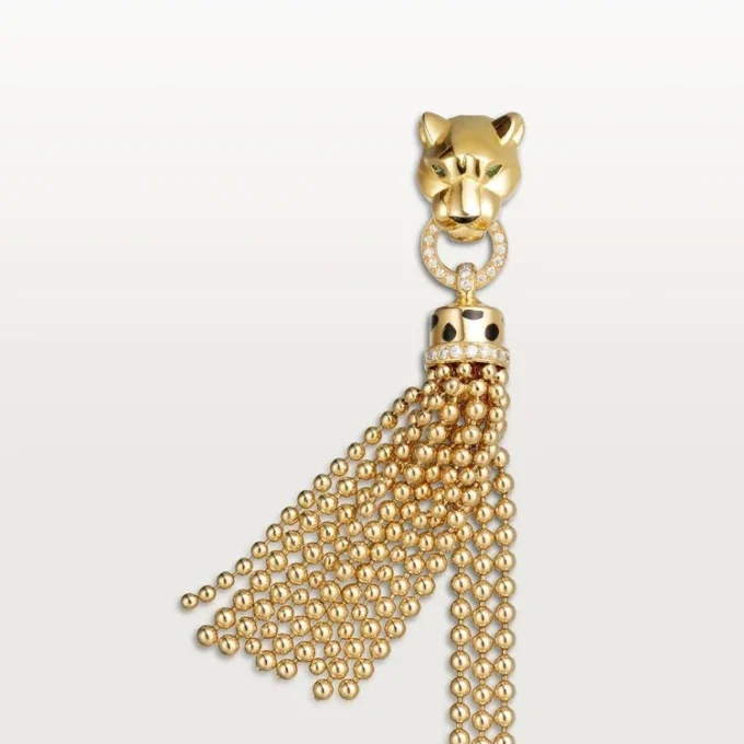 Panthere De Cartier-armbånd, på kjede, diamanter
